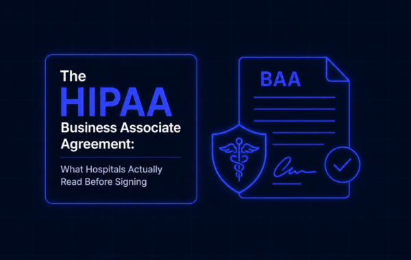 The HIPAA Business Associate Agreement: What Hospitals Actually Read Before Signing