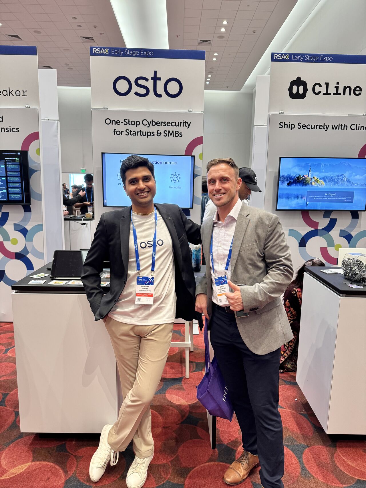 Osto first booth at RSA Conference 2026 at Moscone Center San Francisco - image 1