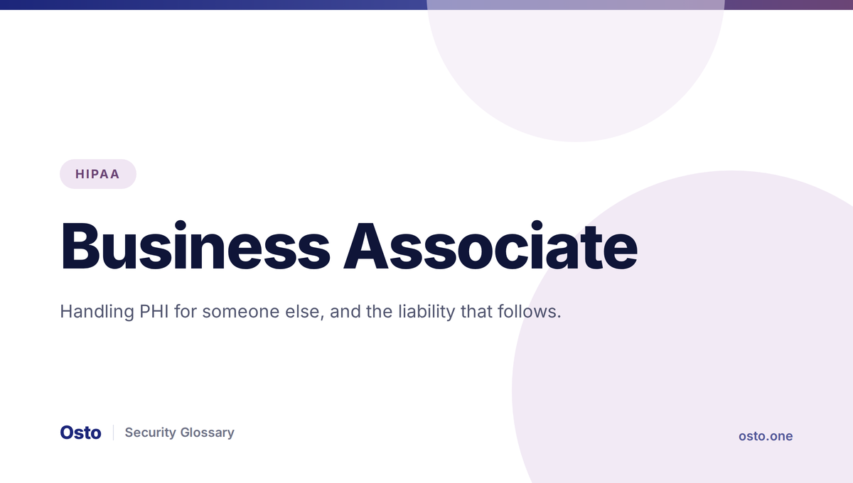Business associate and the HIPAA enforcement chain