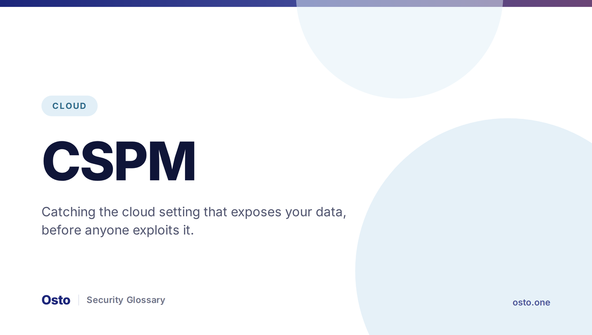 CSPM explained: cloud security posture management