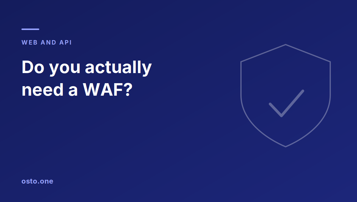 WAF request path diagram showing four layers and the attacks that reach the application