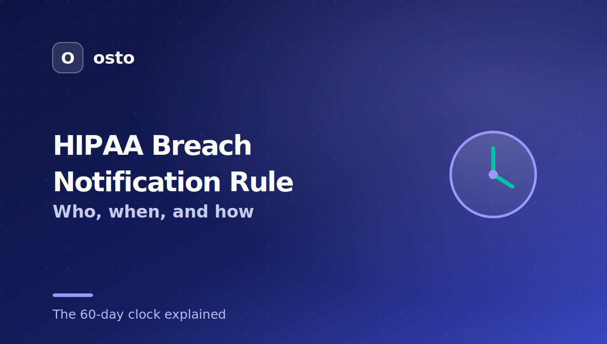 HIPAA breach notification rule who when how