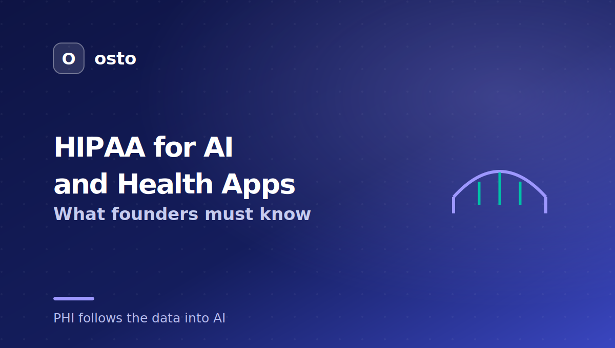 HIPAA for AI and health apps founders guide