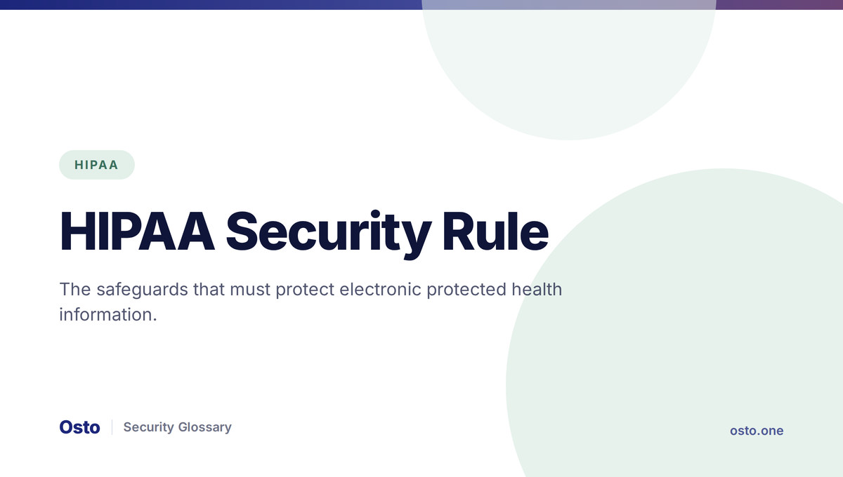 HIPAA Security Rule three safeguard families explained