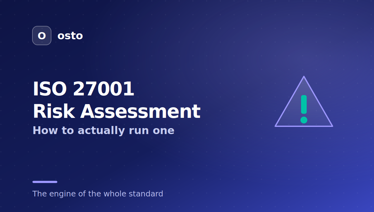 ISO 27001 risk assessment process explained