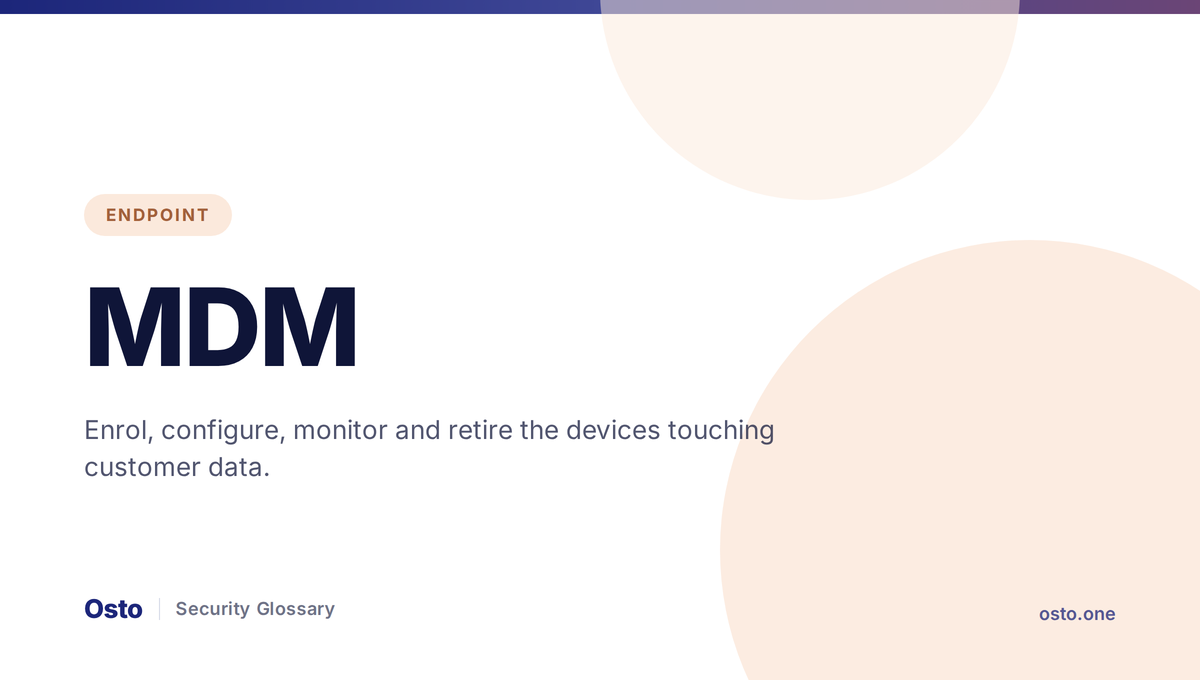 MDM explained: device lifecycle and security settings