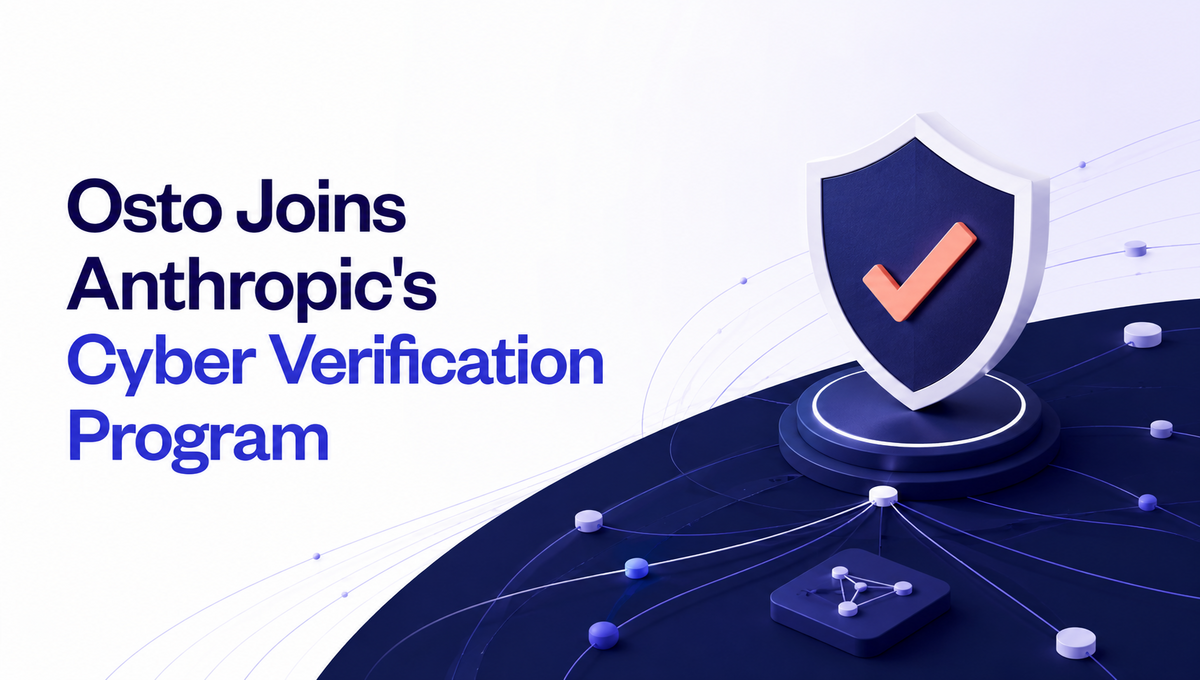 Osto joins Anthropic’s Cyber Verification Program for verified AI-assisted cybersecurity research