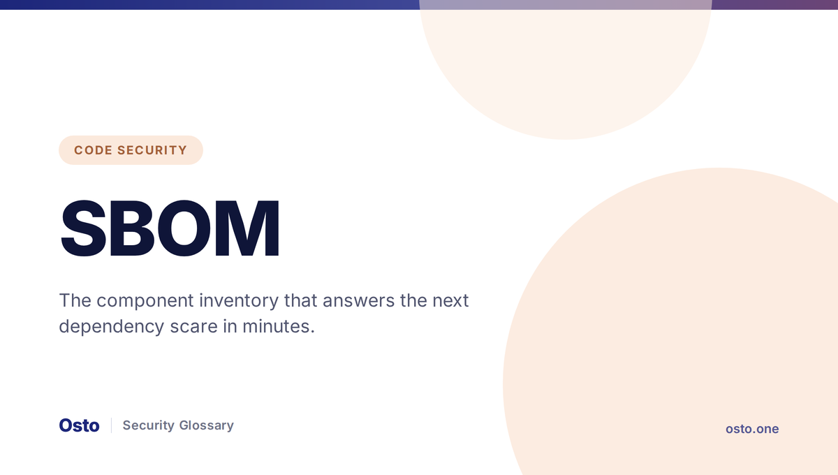 SBOM explained: software bill of materials formats