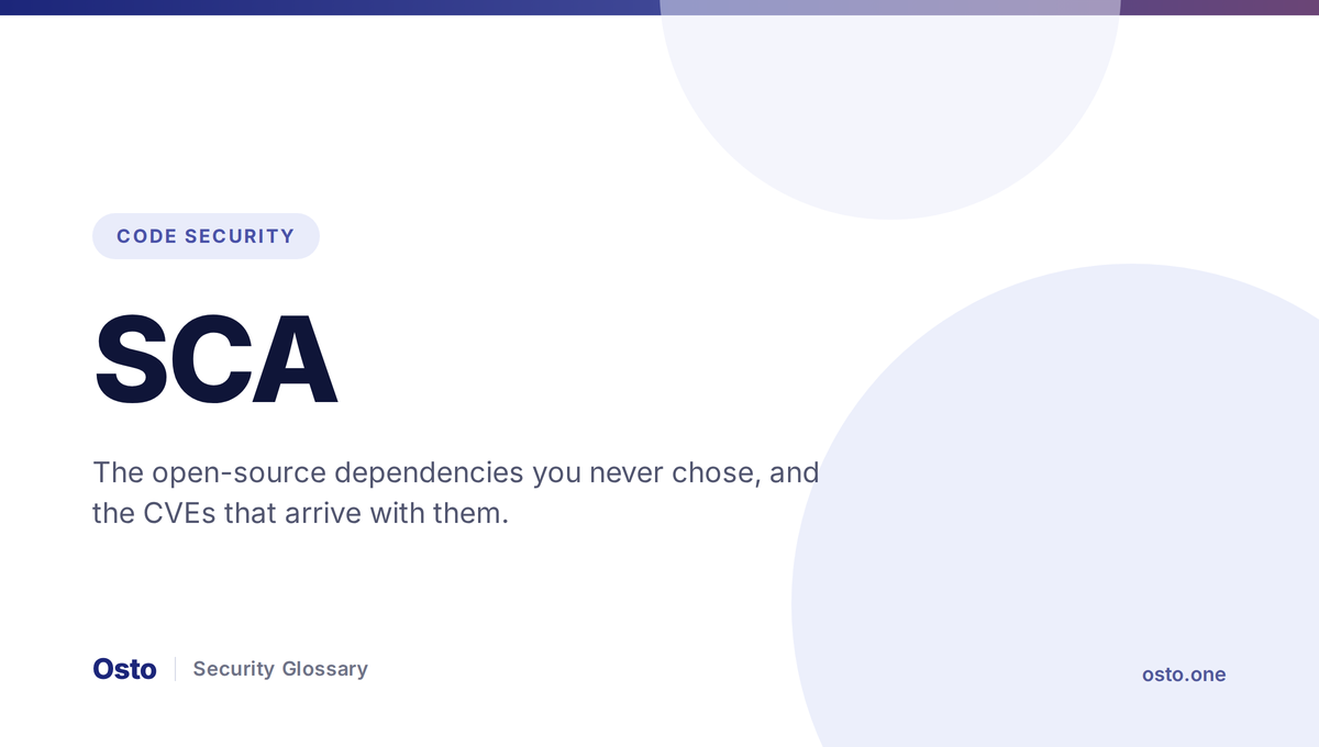 SCA explained: software composition analysis and dependencies