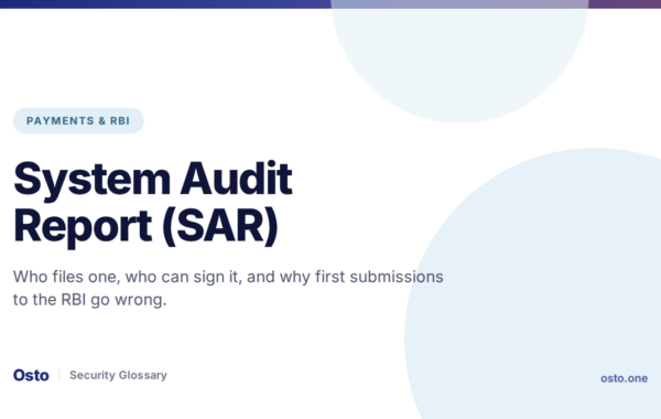 System Audit Report (SAR)