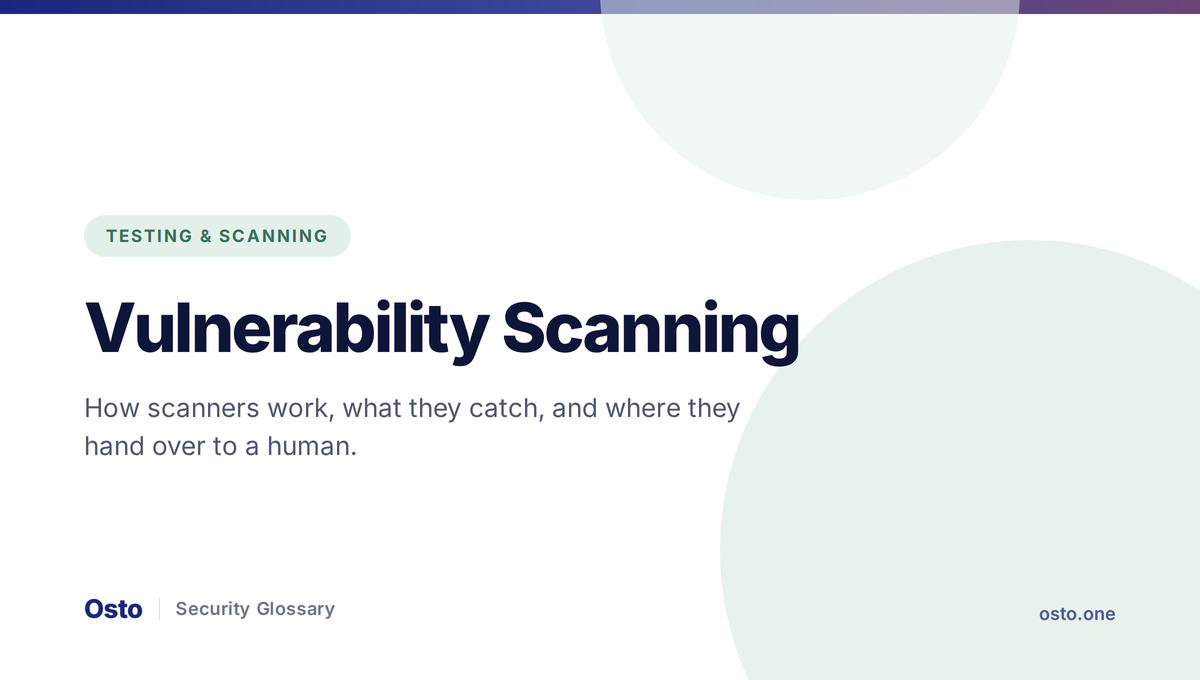 Vulnerability scanning types and how scanners work