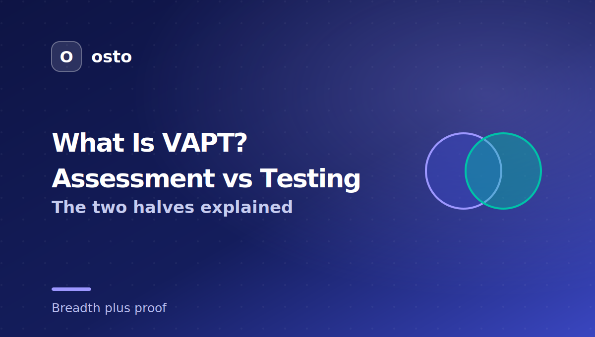 What is VAPT vulnerability assessment versus penetration testing