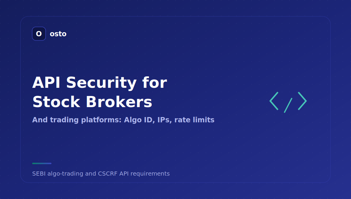 API security for stock brokers and trading platforms guide