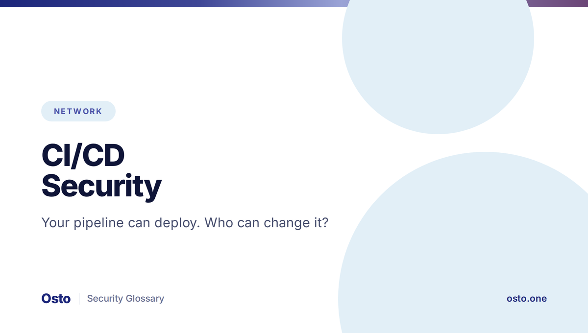 CI/CD security attack routes into the build pipeline