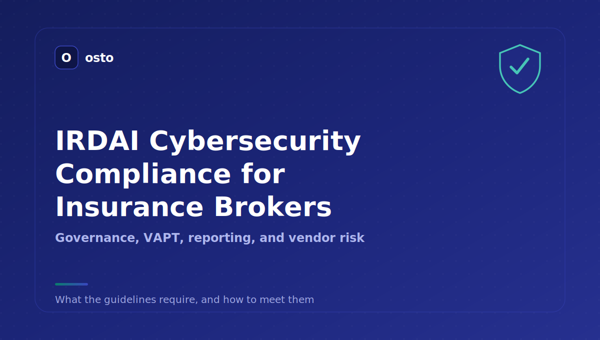 IRDAI cybersecurity compliance for insurance brokers guide