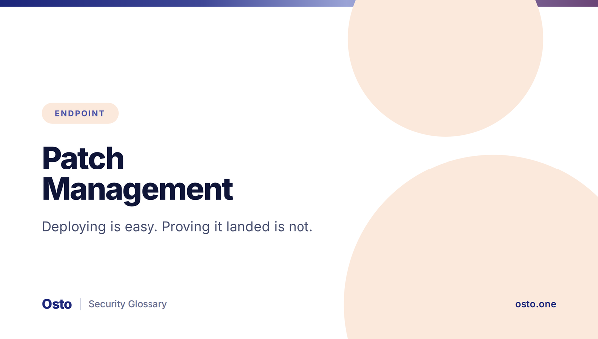 Patch management stages and common coverage failures