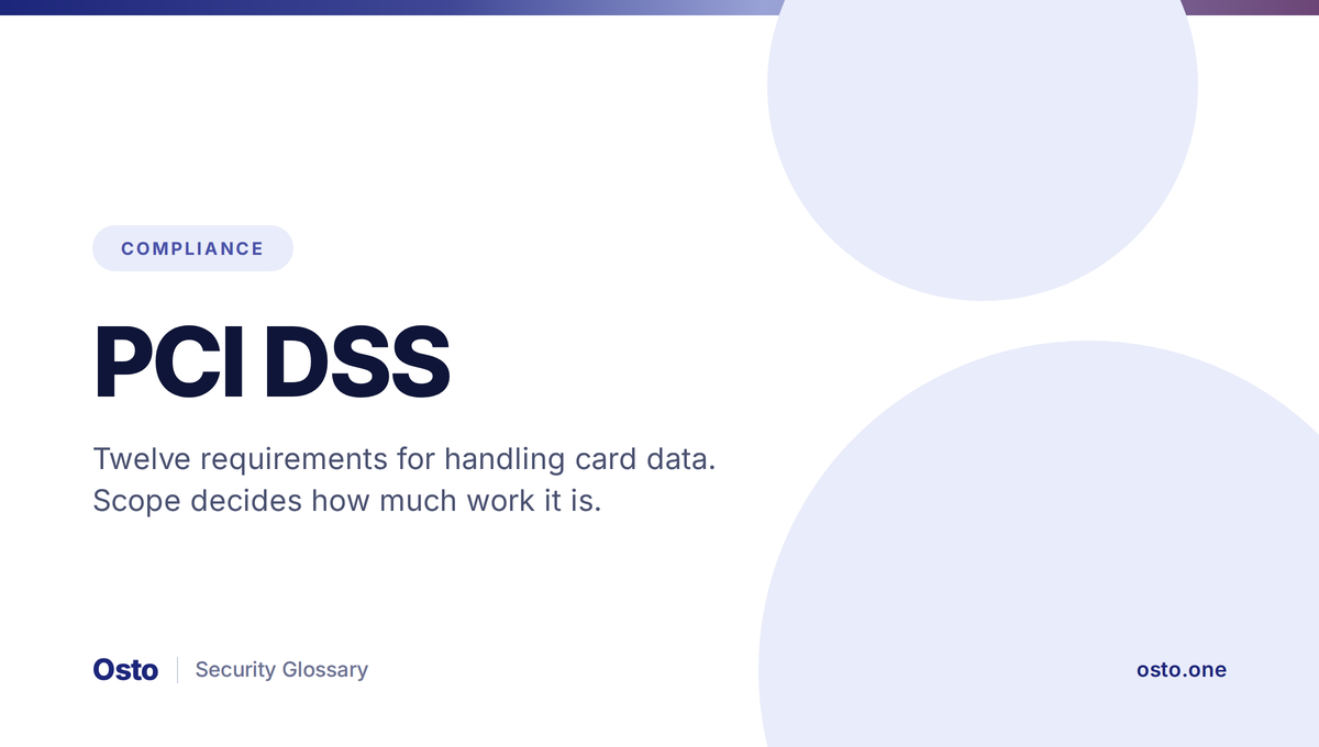 PCI DSS twelve requirements and cardholder data scope explained