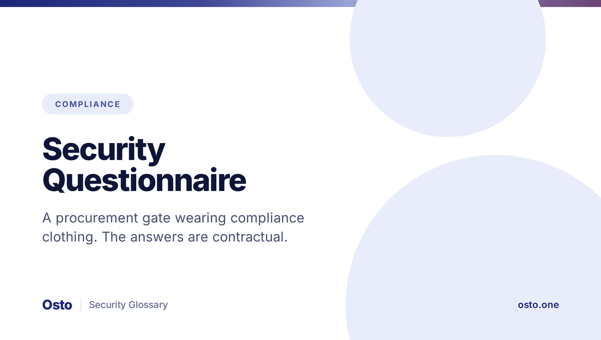Security questionnaire formats and 4-step answering process explained