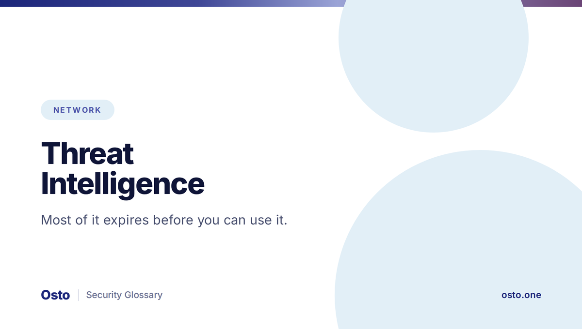 Threat intelligence tiers and indicator shelf life