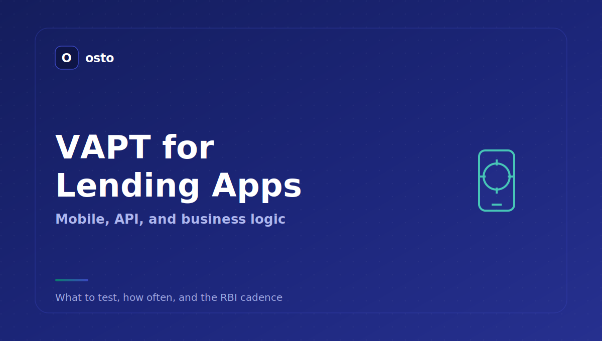 VAPT for lending apps testing guide