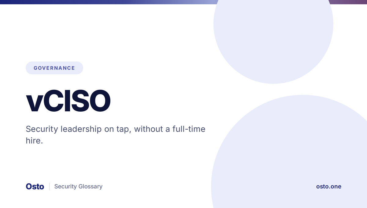 vCISO virtual chief information security officer duties explained